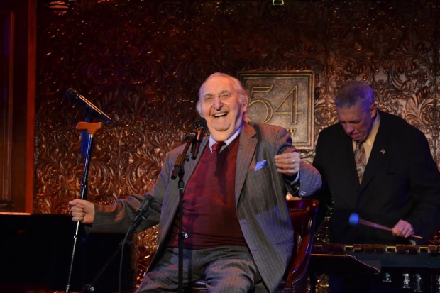 Fvush Finkel with his son Ian performing at Feinstein&#39;s/54 Below in 2014.