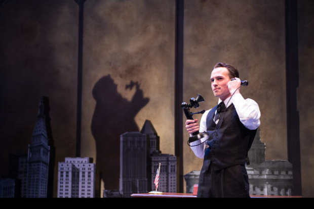 Austin Lombardi as Fiorello LaGuardia in the Berkshire Theatre Group production of Fiorello!
