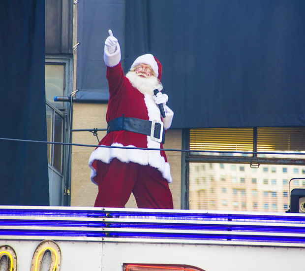 Santa Claus helps kick off the 2016 Radio City Christmas Spectacular.