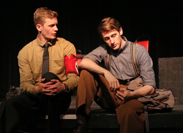 Logan Sutherland as Rolfe and Alex J. Gould as Johan in Andrew Bergh&#39;s The Radicalization of Rolfe.