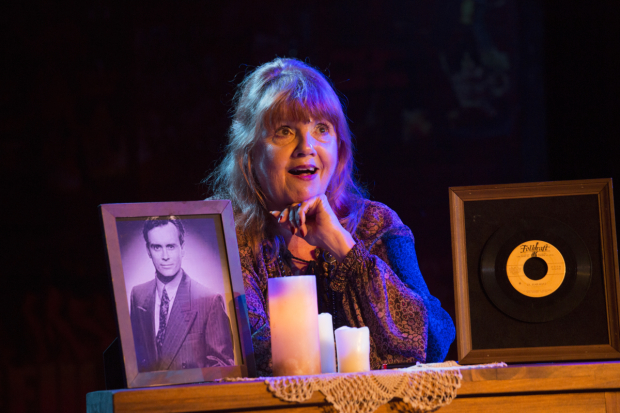 Annie Golden in Braodway Bounty Hunter, directed by Julianne Boyd, at Barrington Stage Company.