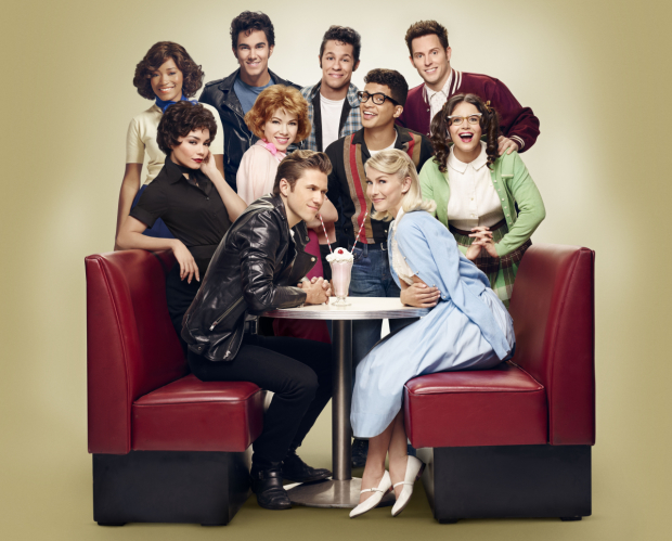 The cast of Fox&#39;s Emmy-winning Grease Live.