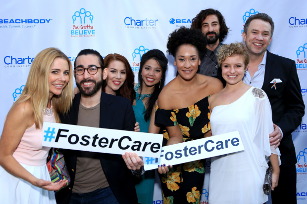The cast of the recent Broadway musical Disaster! at the September 12 Voices for the Voiceless: Stars For Foster Kids event.