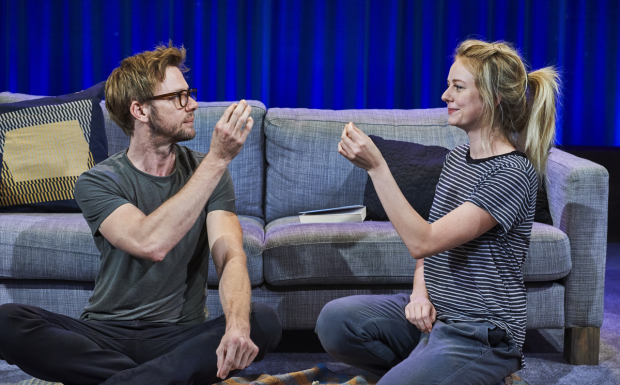 Jimmi Simpson and Justine Lupe star in Ana Nogueira&#39;s Empathitrax, directed by Adrienne Campbell-Holt, for Colt Coeur at HERE.
