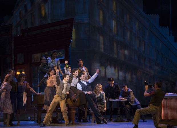 Robert Fairchild, Brandon Uranowitz, and Max von Essen became pals as original cast members of An American in Paris.