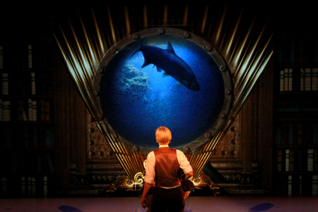 A scene from Twenty Thousand Leagues Under the Sea at the New Victory Theater.