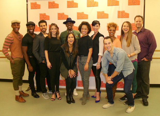 The cast of Sweet Charity, beginning performances at the Pershing Square Signature Center November 2.