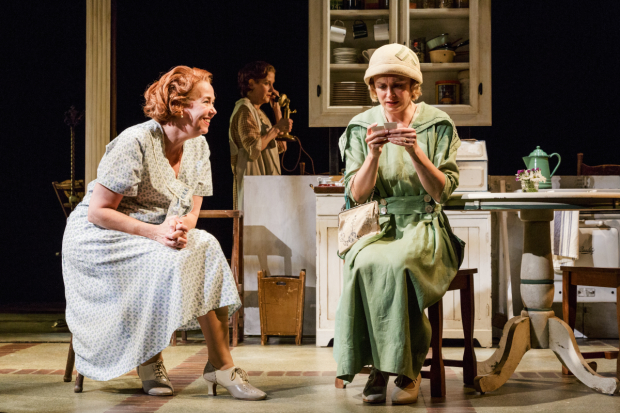 Harriet Harris, Hallie Foote, and Rebecca Brooksher star in the revival of Horton Foote&#39;s The Roads to Home, directed by Michael Wilson, for Primary Stages at the Cherry Lane Theatre.