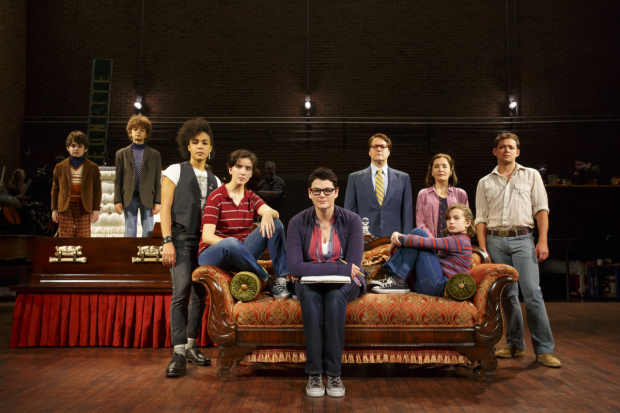 The full cast of the Fun Home national tour.