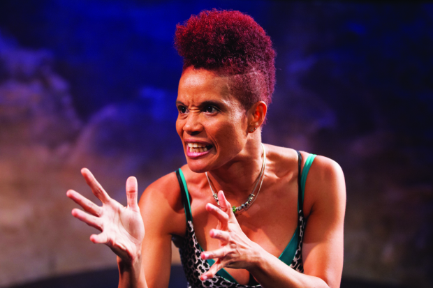 Staceyann Chin, writer and star of Motherstruck, directed by Matt Torney, at Studio Theatre. 