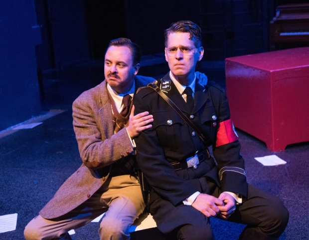 Tim Spears and Michael Kaye star in C.P. Taylor&#39;s Good, directed by Jim Petosa, at New Rep Theatre.