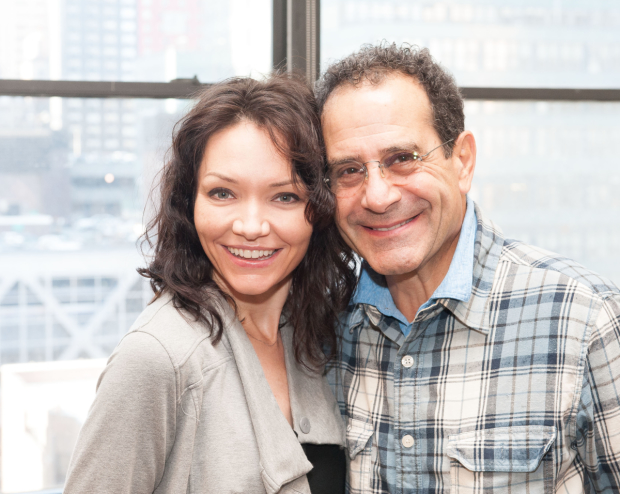 Katrina Lenk and Tony Shalhoub share the stage in The Band&#39;s Visit.
