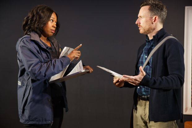 Marinda Anderson and Brad Heberlee star in A Life at Playwrights Horizons.