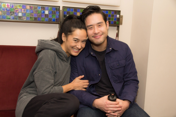 Jennifer Ikeda and Raymond Lee star as Tong and Quang in Vietgone.