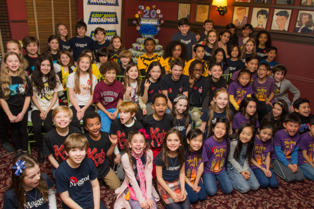 Children from various Broadway shows come together for Kids Night on Broadway 2016.