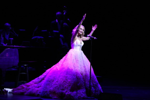 Kristin Chenoweth beams her energy out to the crowd at the Lunt-Fontanne Theatre in My Love Letter to Broadway.