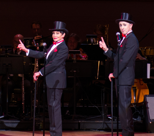 Chita Rivera and Alan Cumming perform &quot;Nowadays&quot; from Chicago on stage at Carnegie Hall.