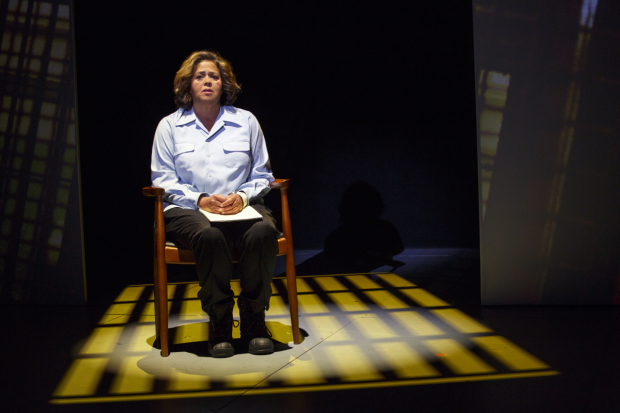 Anna Deavere Smith in Notes from the Field: Doing Time in Education at Second Stage Theatre.