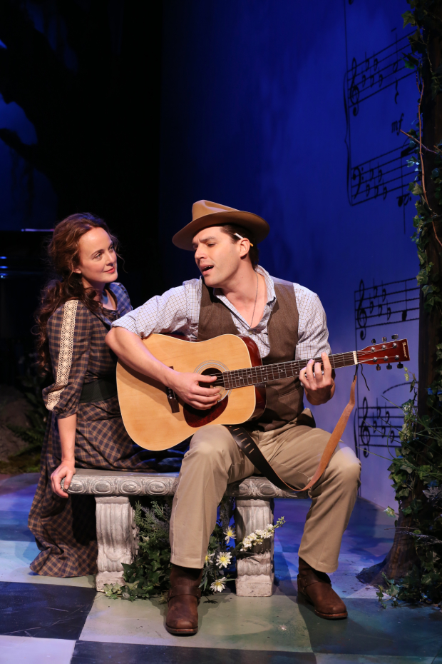 Melissa Errico and Ryan Silverman star in Finian&#39;s Rainbow, directed by Charlotte Moore, at the Irish Repertory Theatre.