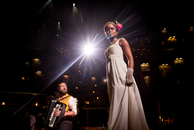 Josh Groban and Denée Benton in a scene from Great Comet.