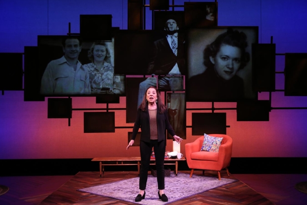 Monica Piper introduces her family tree in  Not That Jewish at New World Stages.  