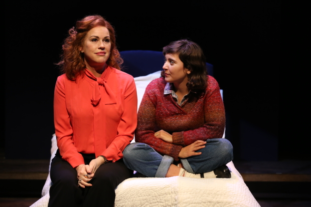 Molly Ringwald as Aurora Greenway with her costar Hannah Dunne (Emma) in Terms of Endearment, directed by Michael Parva, at 59E59 Theaters.