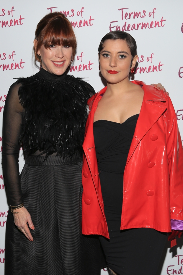 Molly Ringwald and Hannah Dunne celebrate their opening night in Terms of Endearment.