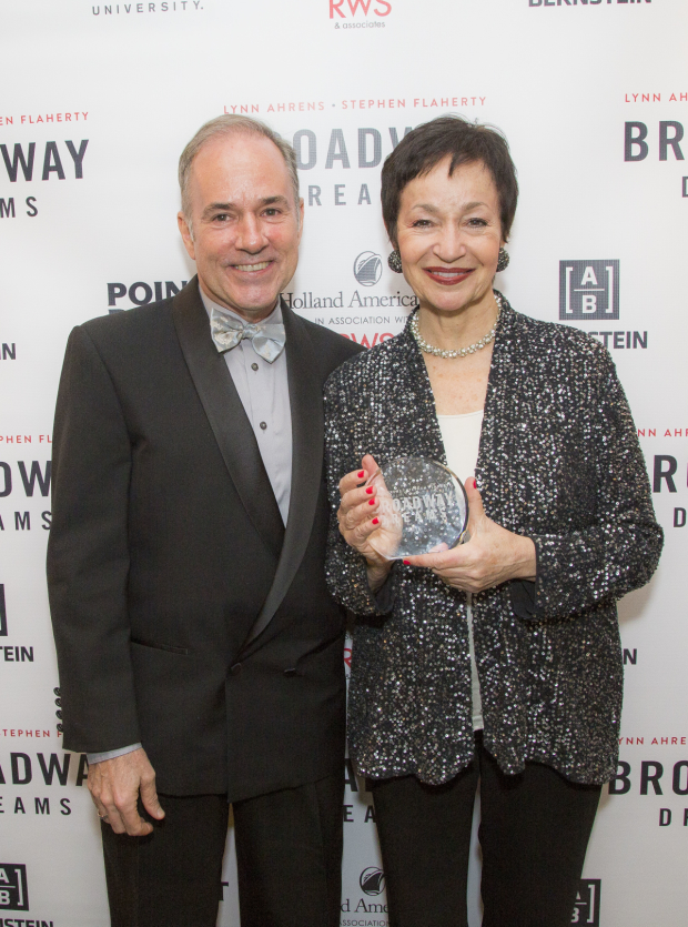 Stephen Flaherty and Lynn Ahrens are the honorees at the 2016 Broadway Dreams gala.