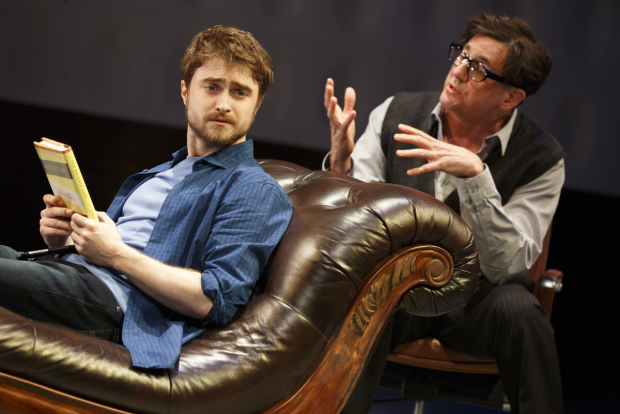 Daniel Radcliffe and Reg Rogers starred in James Graham&#39;s Privacy at the Public Theater.