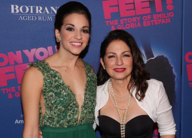 Gloria Estefan (right) and her Broadway counterpart Ana Villafañe will perform on ABC&#39;s New Year&#39;s Rockin&#39; Eve with the cast of On Your Feet!