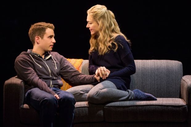 Ben Platt and Rachel Bay Jones star in the new Broadway musical Dear Evan Hansen.