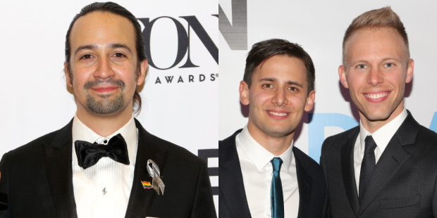 Lin-Manuel Miranda and Benj Pasek and Justin Paul are Golden Globe Award nominees.