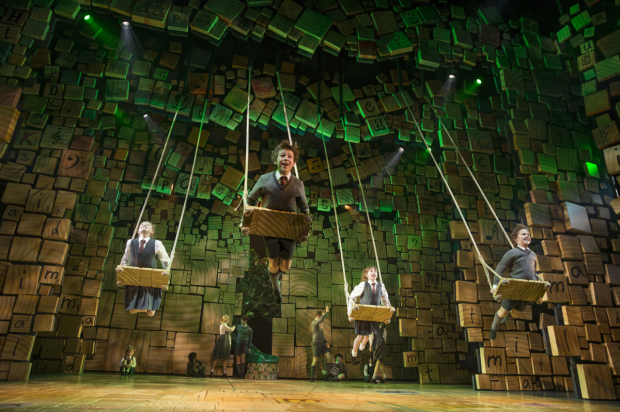 A scene from Matilda The Musical on Broadway.