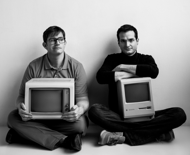 Rory O&#39;Malley and Bryan Fenkart in a promotional image for the cancelled Broadway production of Nerds.