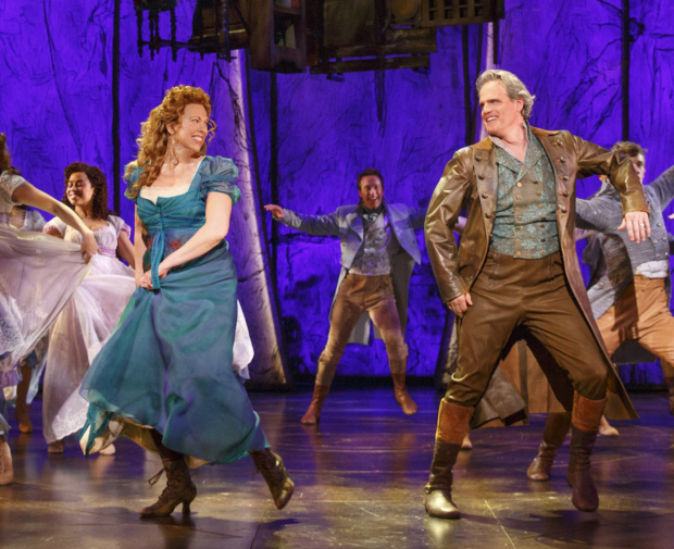 Carolee Carmello and Michael Park in the 2016 Broadway musical Tuck Everlasting.