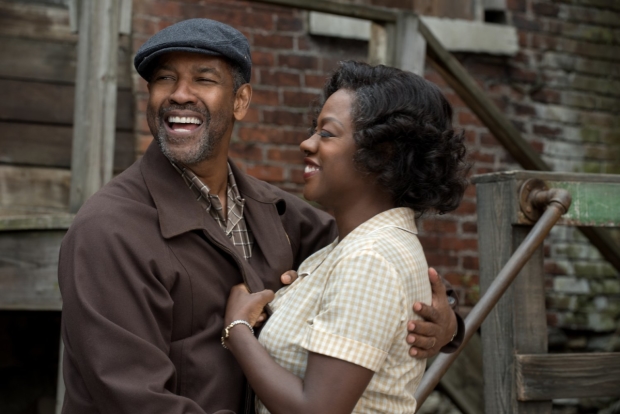 Denzel Washington and Viola Davis in the film adaptation of August Wilson&#39;s Fences.