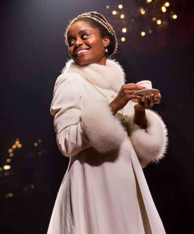 Denée Benton as Natasha in Natasha, Pierre and the Great Comet of 1812 at the Imperial Theatre.