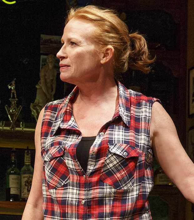 Johanna Day as Tracey in Sweat at the Public Theater.