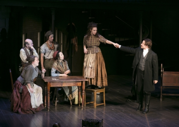 A scene from Alexa Junge&#39;s Fingersmith, directed by Bill Rauch, at American Repertory Theatre.