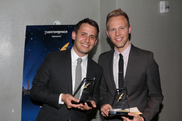 Benj Pasek and Justin Paul won the 2016 Drama Desk Award for Outstanding Lyrics for Dear Evan Hansen.