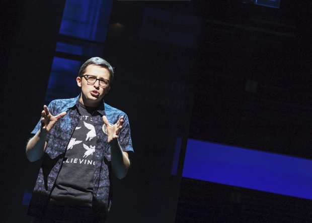 Will Roland as Jared in &#39;&quot;Dear Evan Hansen&#39;&#39; at the Music Box Theatre.