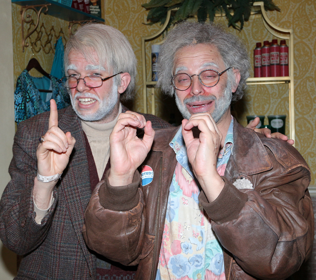 George and Gil are thrilled to celebrate 100 performances on Broadway.