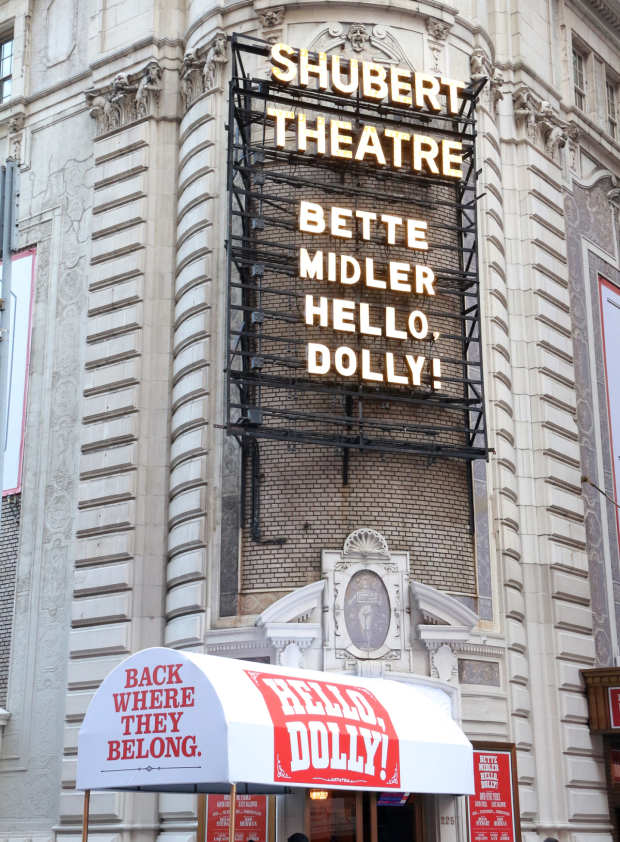 Bette Midler&#39;s name is back in lights on Broadway.