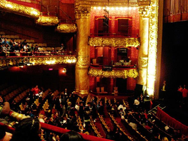 The interior of The Colonial Theatre.