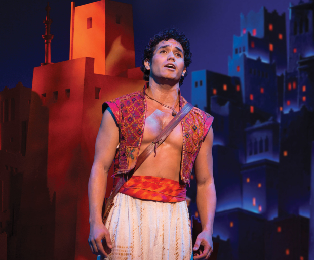 Adam Jacobs in Broadway&#39;s Aladdin.