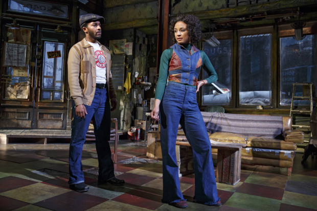 André Holland plays Youngblood and Carra Patterson plays Rena in August Wilson&#39;s Jitney.