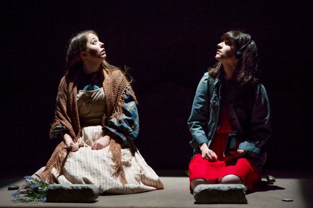 Emily Louise Perkins and Liba Vaynberg in Bekah Brunstetter&#39;s The Oregon Trail at the McGinn/Cazale Theatre.