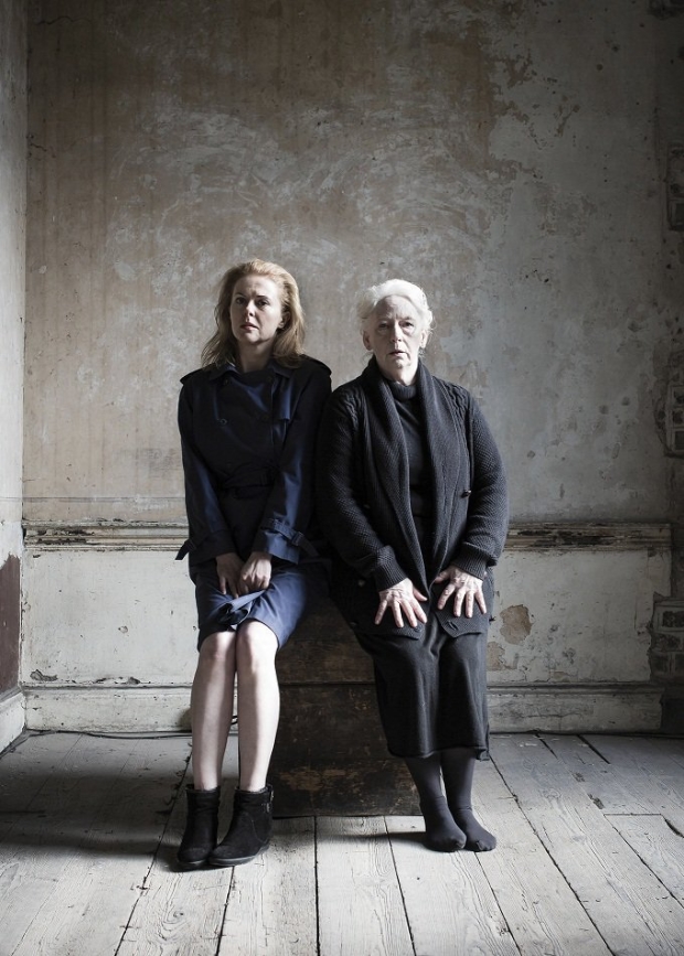 Aisling O&#39;Sullivan and Marie Mullen in the promotional artwork for Druid&#39;s The Beauty Queen of Leenane.
