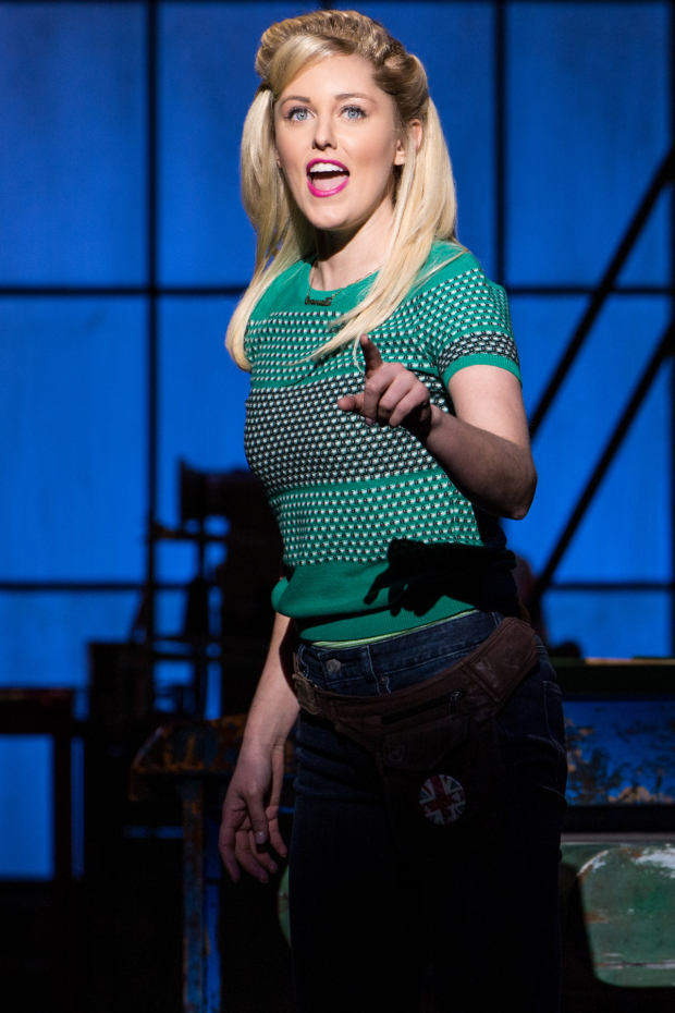 Taylor Louderman stars as Lauren in Kinky Boots at Broadway&#39;s Al Hirschfeld Theatre.