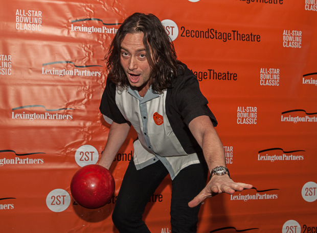Constantine Maroulis ready to knock down some pins.